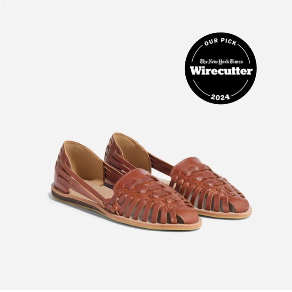 New Nisolo Huarache Leather Sandals Brandy color - Picture 6 of 9